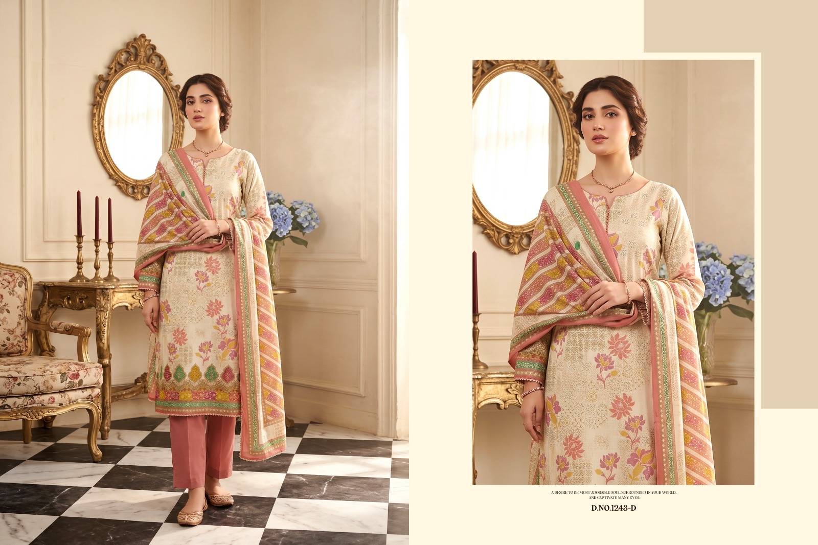 KALKI 1243 Series BY Radhika fashion 01 To 04 Series Beautiful Festive Suits Colorful Stylish Fancy Casual Wear & Ethnic Wear Cotton Dresses At Wholesale Price